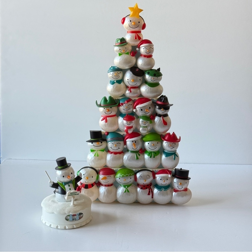 2014 Hallmark Christmas Concert Snowmen - Vintage Collectible
